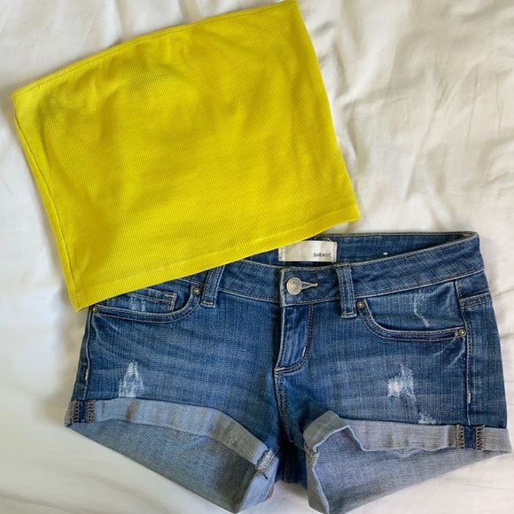 SHEIN Tops - 🌷 FREE XS YELLOW SHEIN TUBE TOP SUNNY